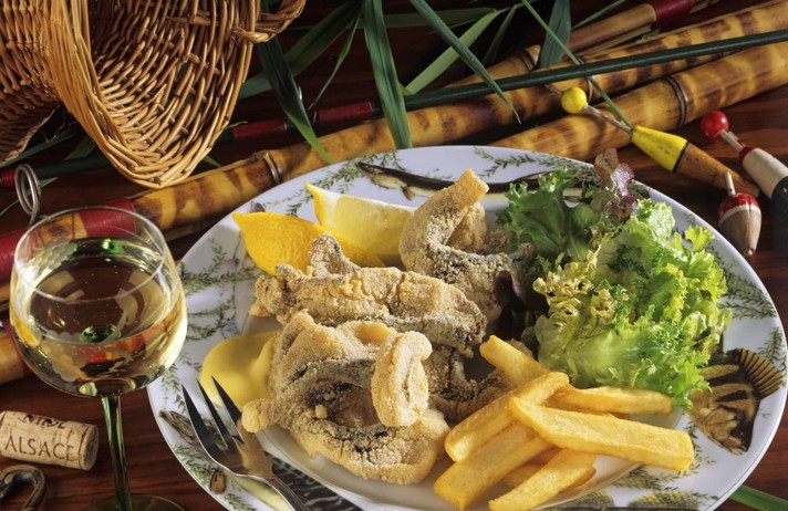 FRITURE DE CARPE EN ALSACE