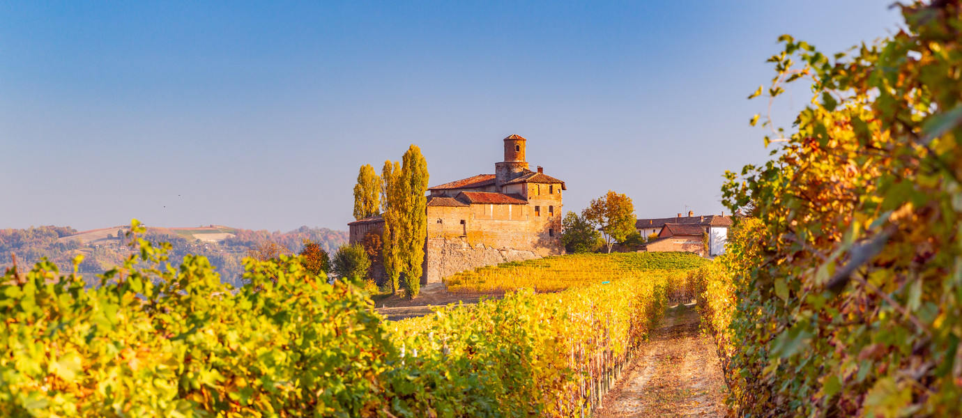 Langhe in Autunno, Piemonte, Italia
